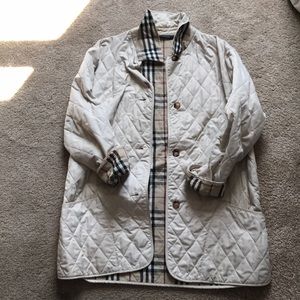 Quilted Burberry jacket